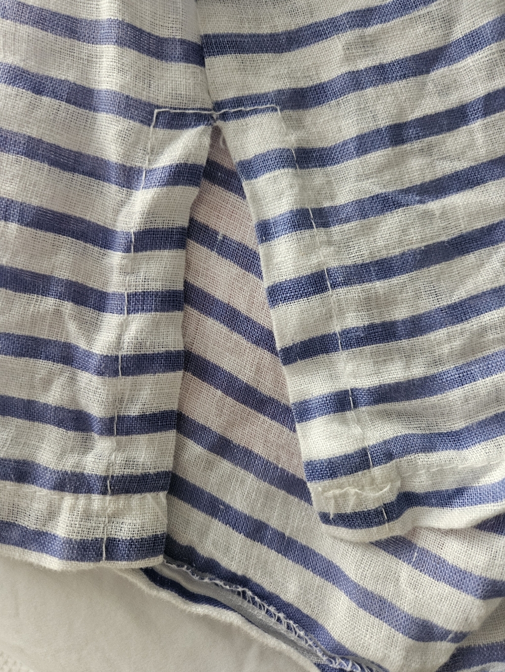 ALESSIA PACINI Italian Made Blue & White Linen Coverup / Dress | SZ S - Picture 8 of 11